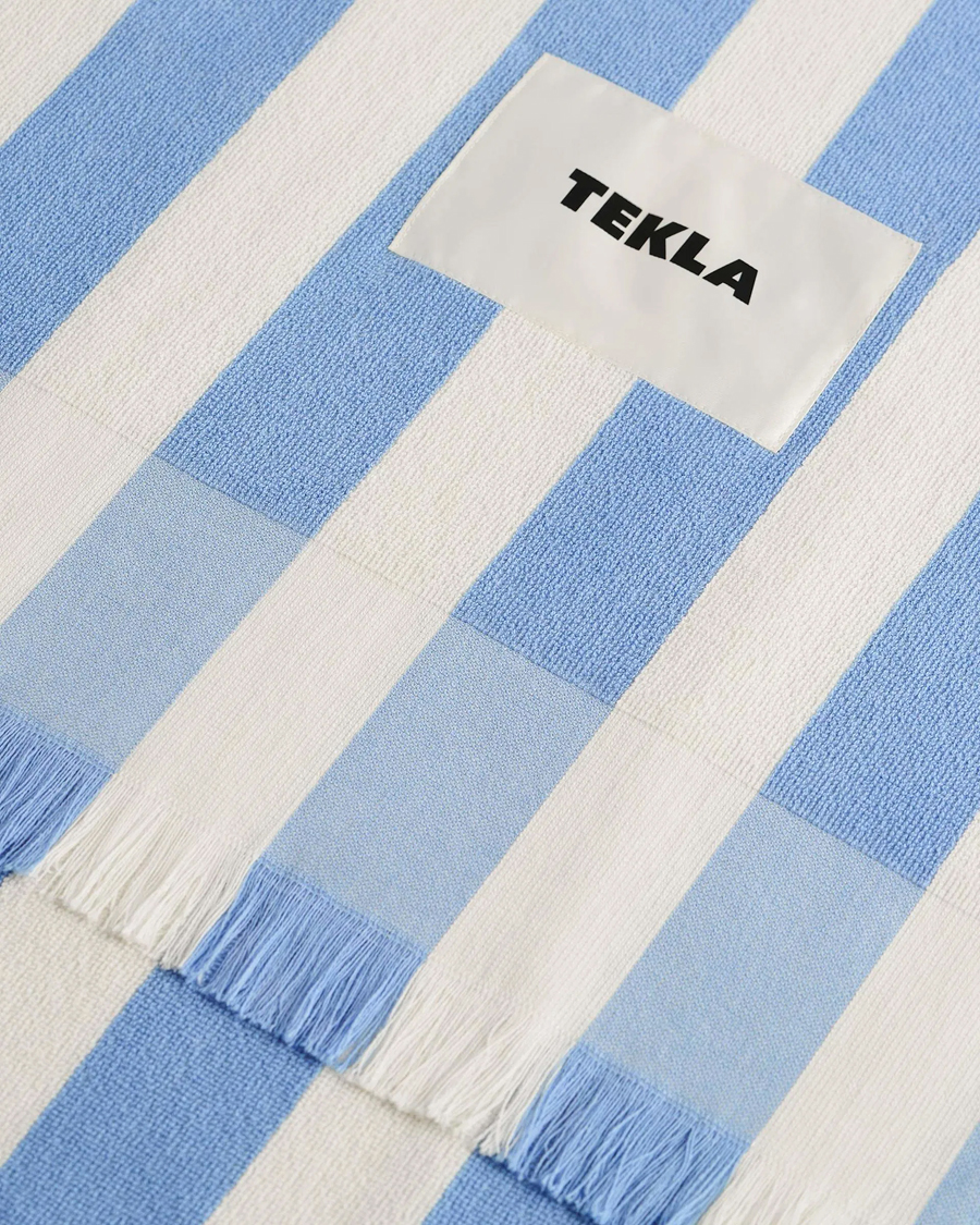 Herr | Textilier | Tekla | TeklaOrganic Terry Beach TowelMoro Stripes