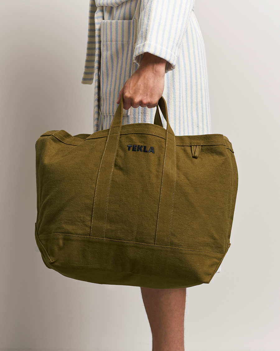 Herr | Tekla Beach Bag Olive | Tekla | Beach Bag Olive