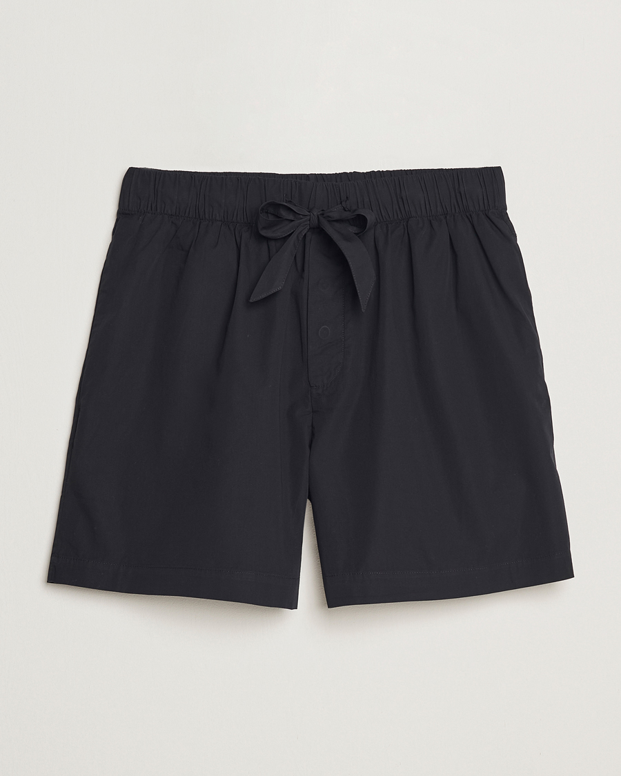 Herr | Pyjamas & Morgonrockar | Tekla | Poplin Pyjama Shorts All Black