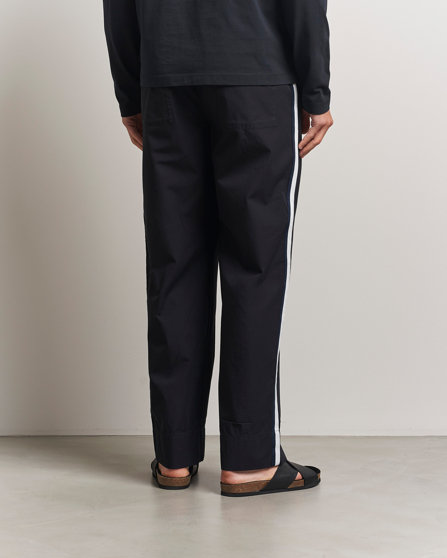 Herr | Pyjamas & Morgonrockar | Tekla | Grosgrain Stripes Pyjama Pants All Black