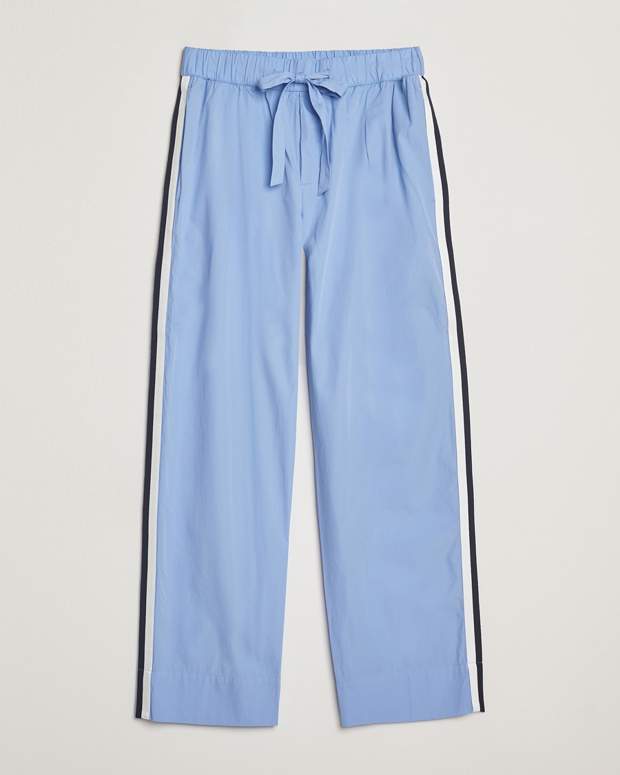 Herr | Pyjamas & Morgonrockar | Tekla | Grosgrain Stripes Pyjama Pants Cornflower Blue