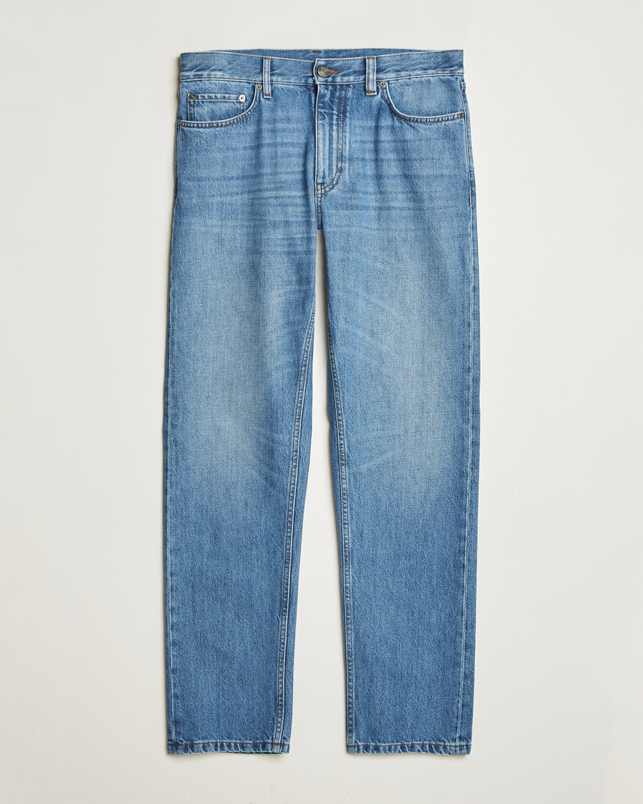 Herr | Jeans | Zegna | 5-Pocket Denim Jeans Medium Blue Wash