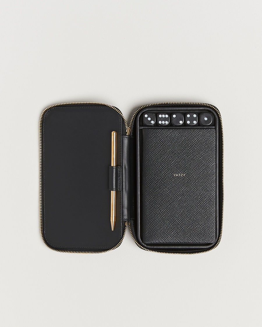 Herr | Spel & fritid | Smythson | Panama Yatzy Set Black