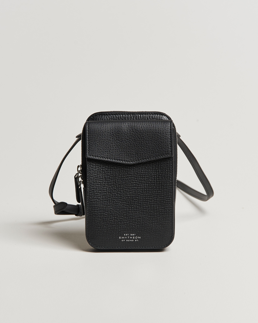 Herr | Väskor | Smythson | Ludlow Crossbody Pouch Black