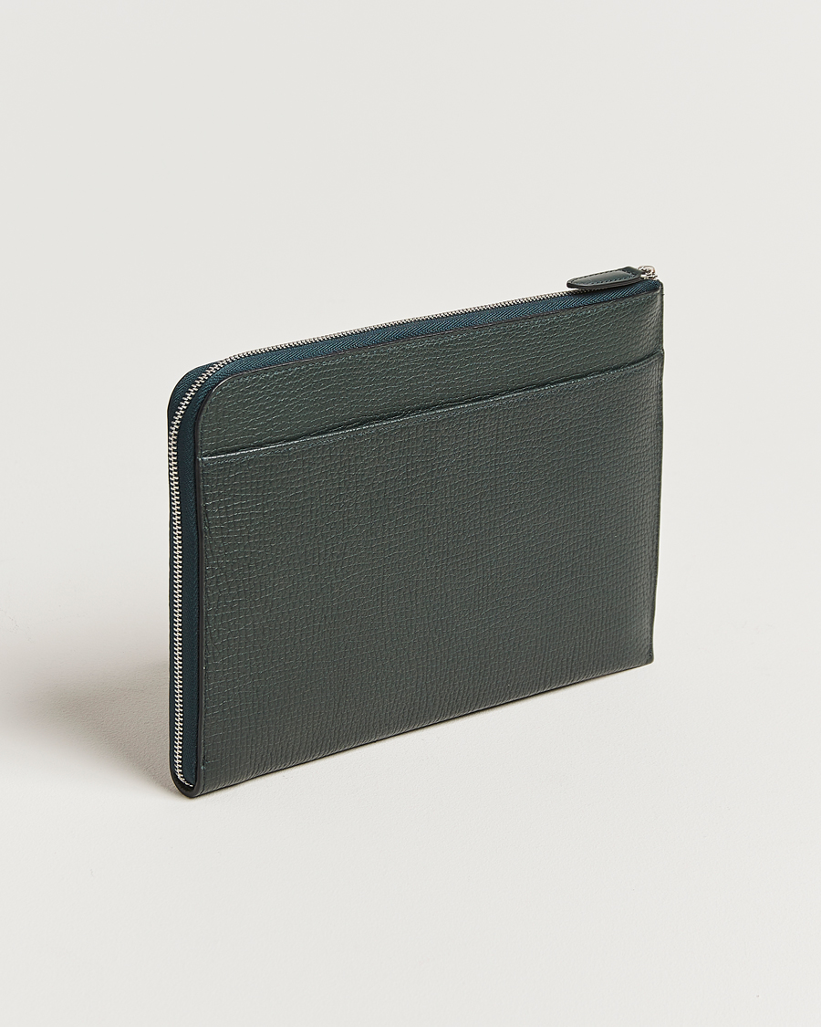 Herr | Smythson Ludlow Flat Organiser Pouch Bottle Green | Smythson | Ludlow Flat Organiser Pouch Bottle Green