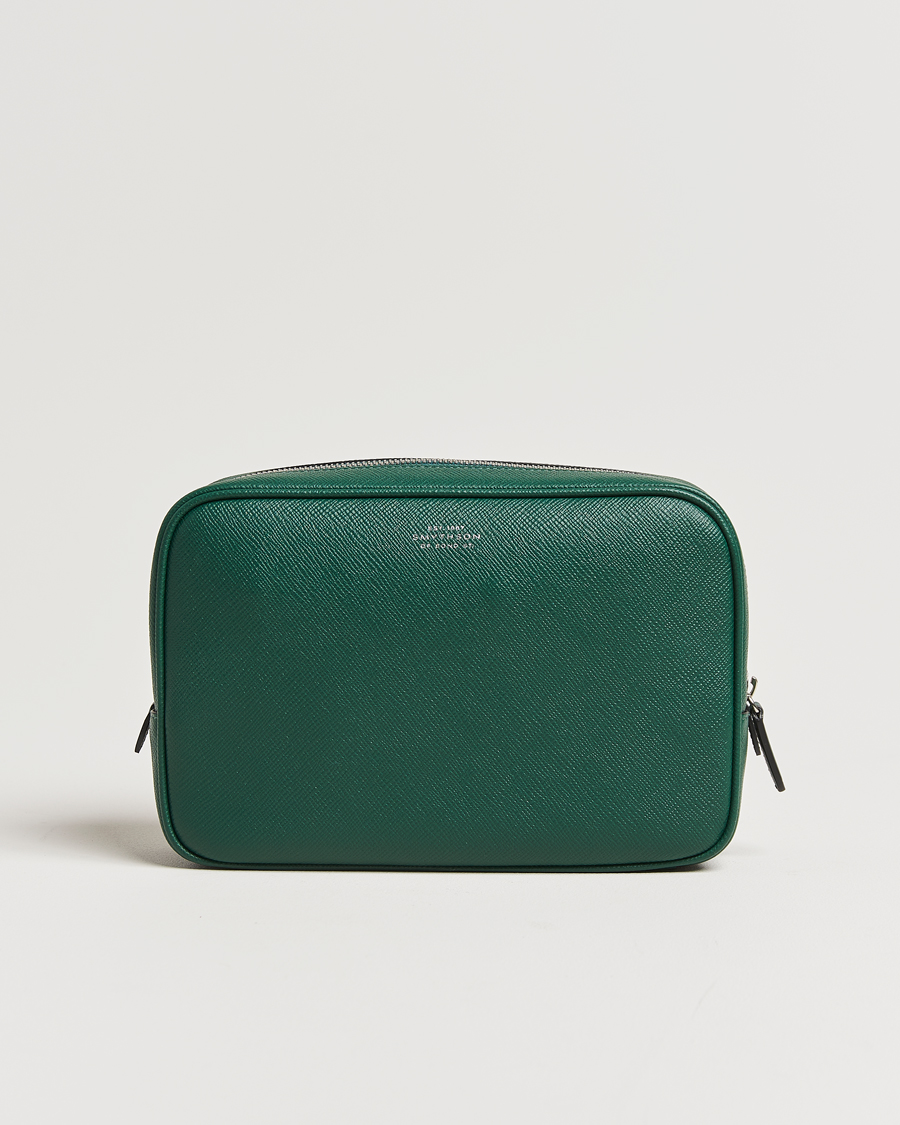 Herr | Smythson Panama Organiser Tech Pouch Forest Green | Smythson | Panama Organiser Tech Pouch Forest Green