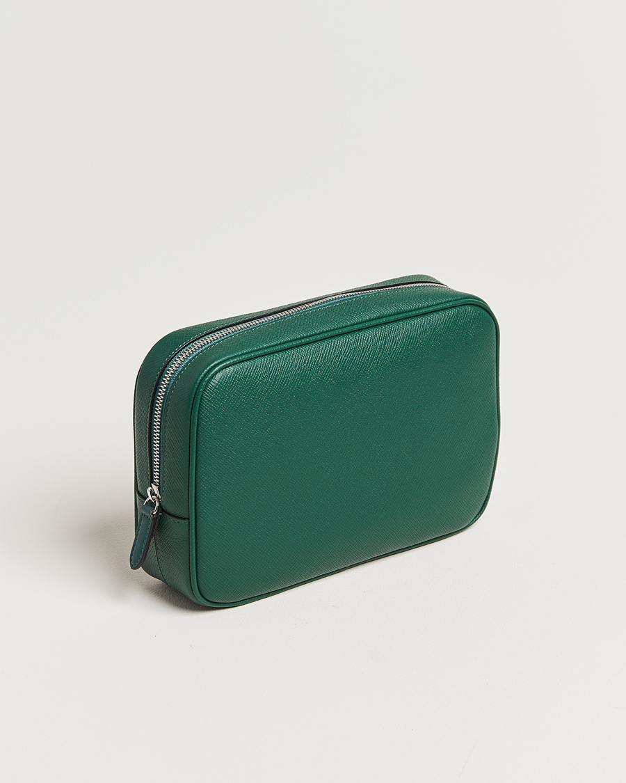 Herr | Smythson Panama Organiser Tech Pouch Forest Green | Smythson | Panama Organiser Tech Pouch Forest Green