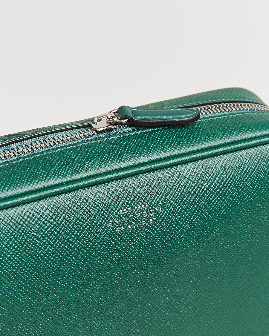 Herr | Smythson Panama Organiser Tech Pouch Forest Green | Smythson | Panama Organiser Tech Pouch Forest Green