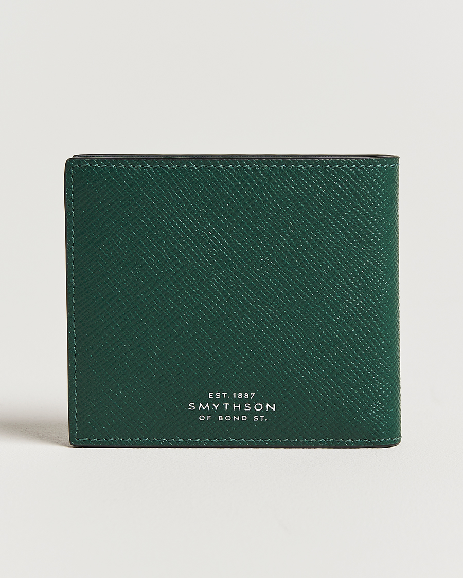 Herr | Plånböcker | Smythson | Panama 6 Card Leather Wallet Forest Green