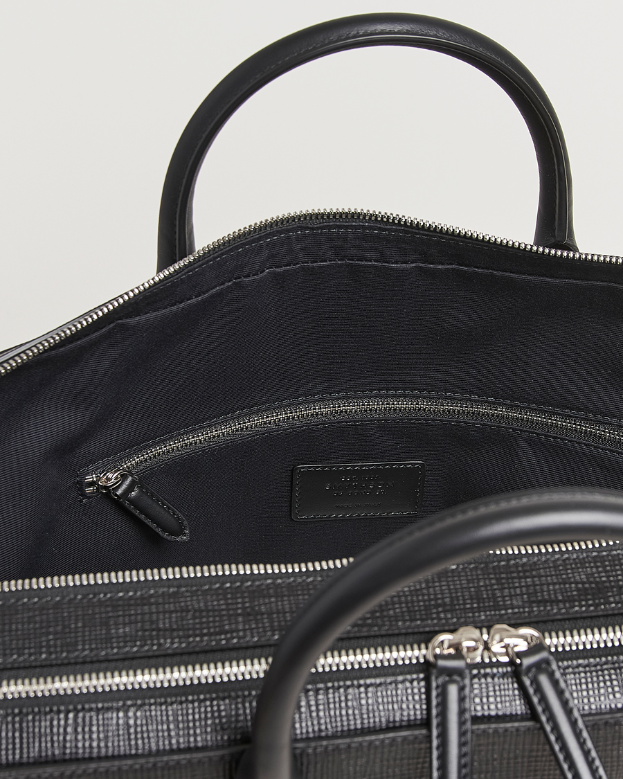 Herr | Väskor | Smythson | Panama Large Lightweight Briefcase Black