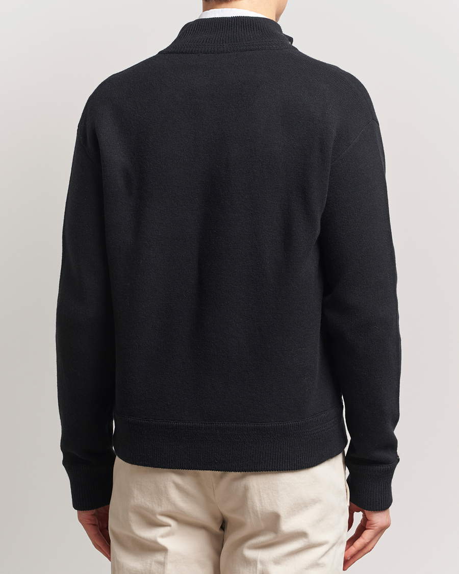 Herr | Tröjor | Polo Ralph Lauren | Wool Blend Cardigan Polo Black