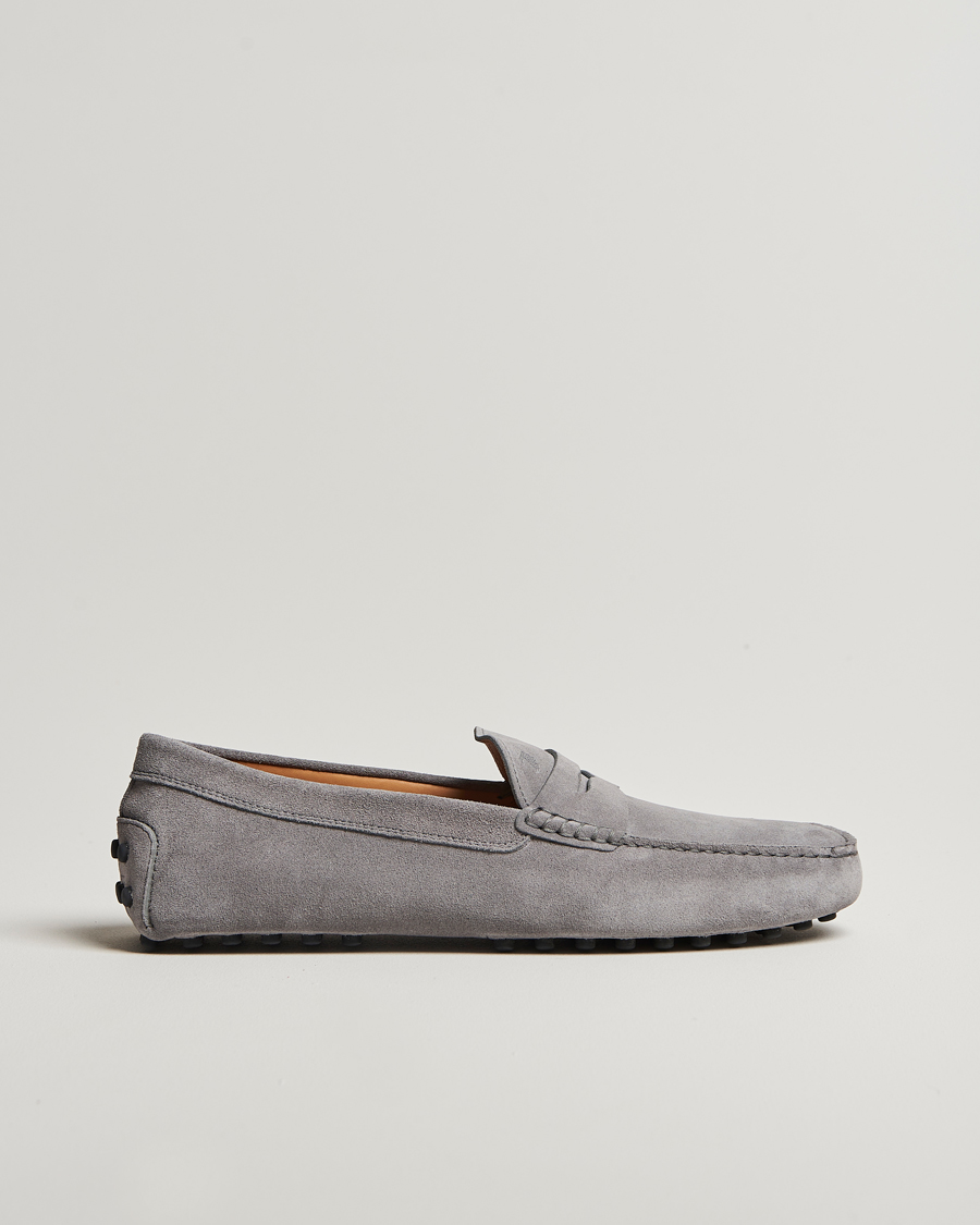 Herr | Tod's Gommino Carshoe Grey Suede | Tod's | Gommino Carshoe Grey Suede
