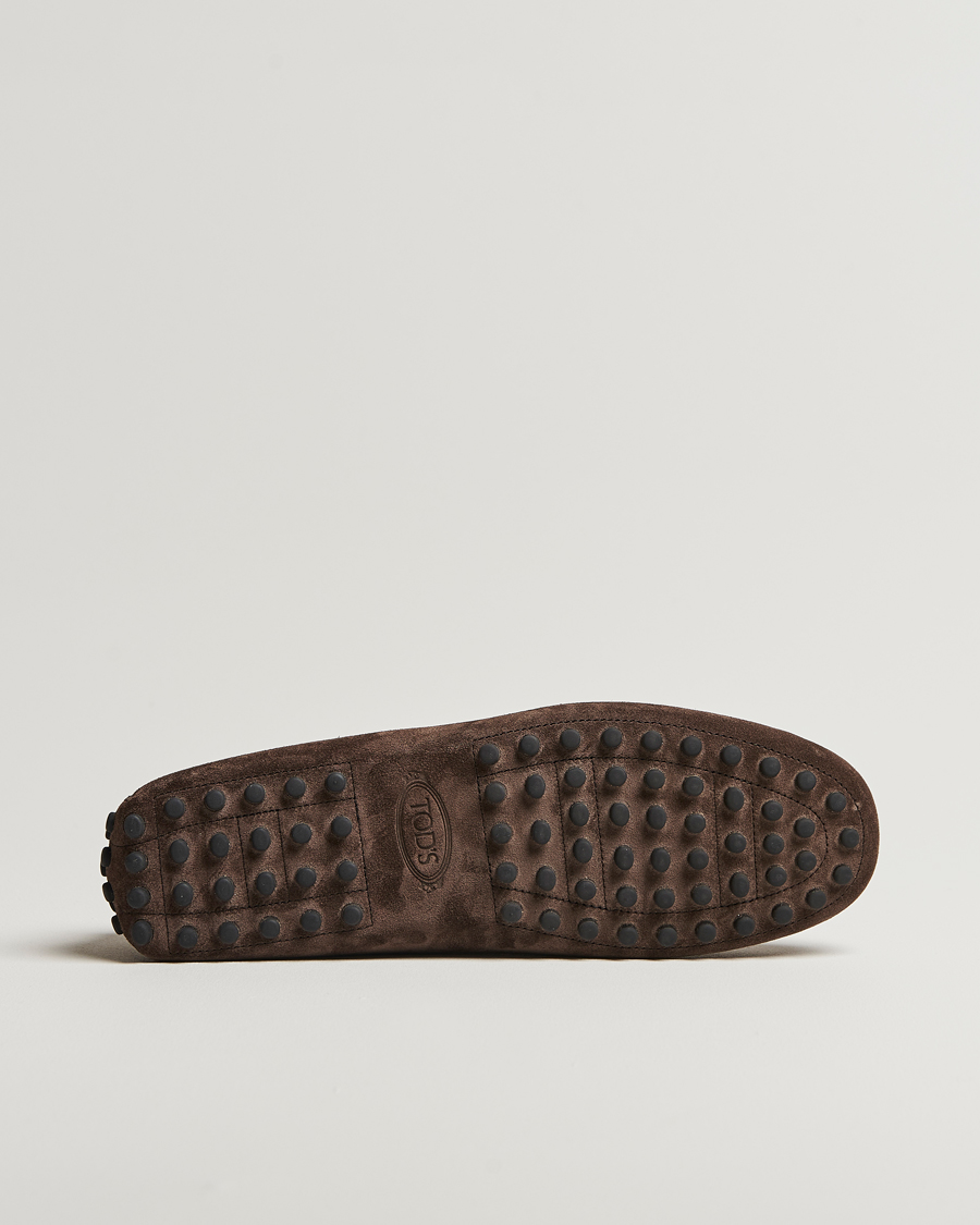 Herr | Loafers | Tod's | Gommino Carshoe Dark Brown Suede