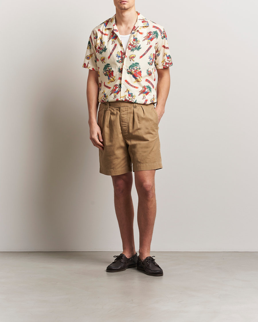 Herr | Skjortor | Gitman Vintage | Jamaica Camp Shirt Cream