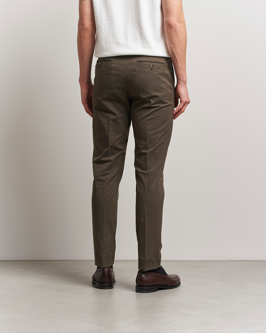 Herr | Byxor | PT01 | Gentleman Fit Cotton/Stretch Trousers Brown