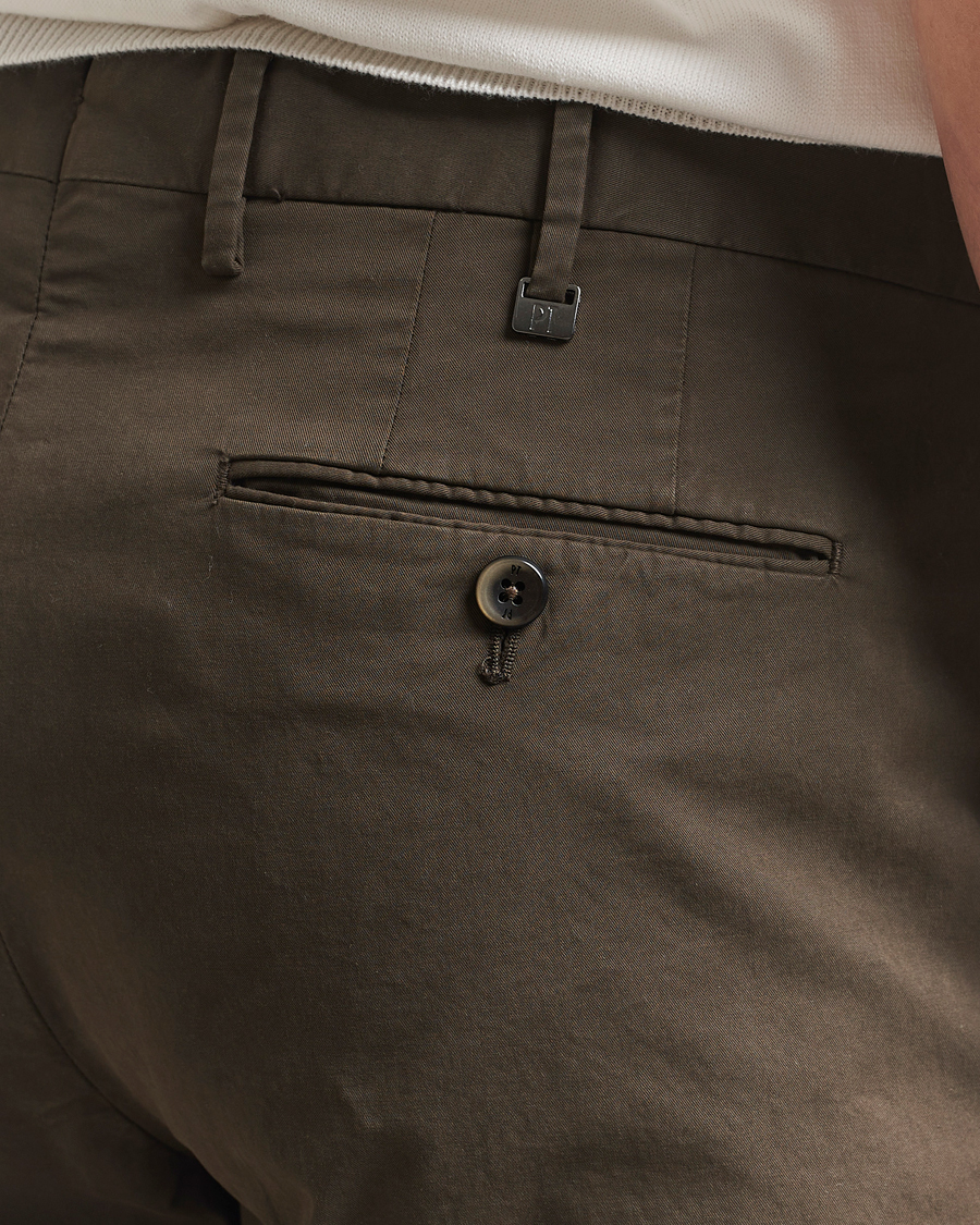 Herr | Byxor | PT01 | Gentleman Fit Cotton/Stretch Trousers Brown