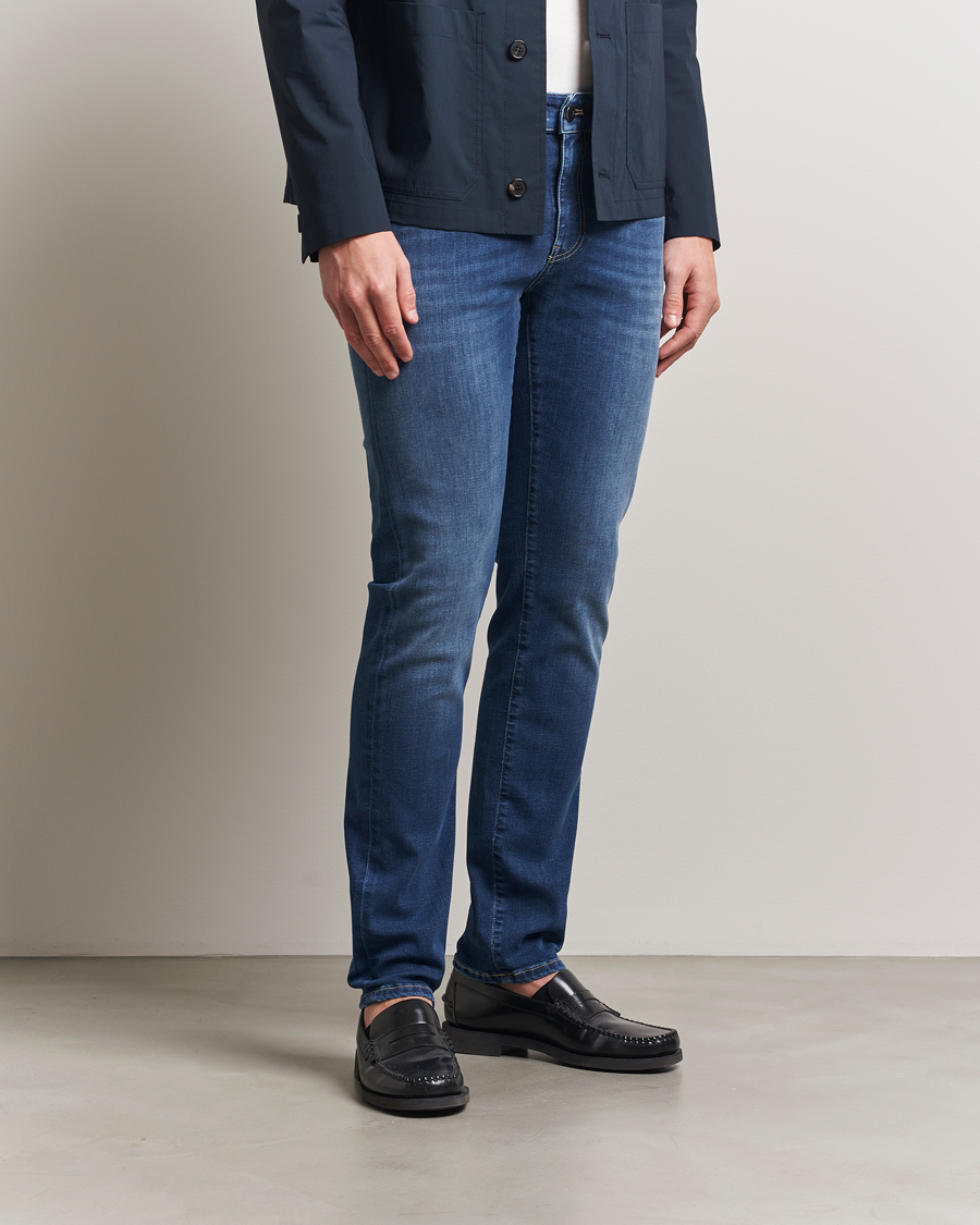 Herr | Jeans | PT01 | Slim Fit Stretch Jeans Medium Blue Wash