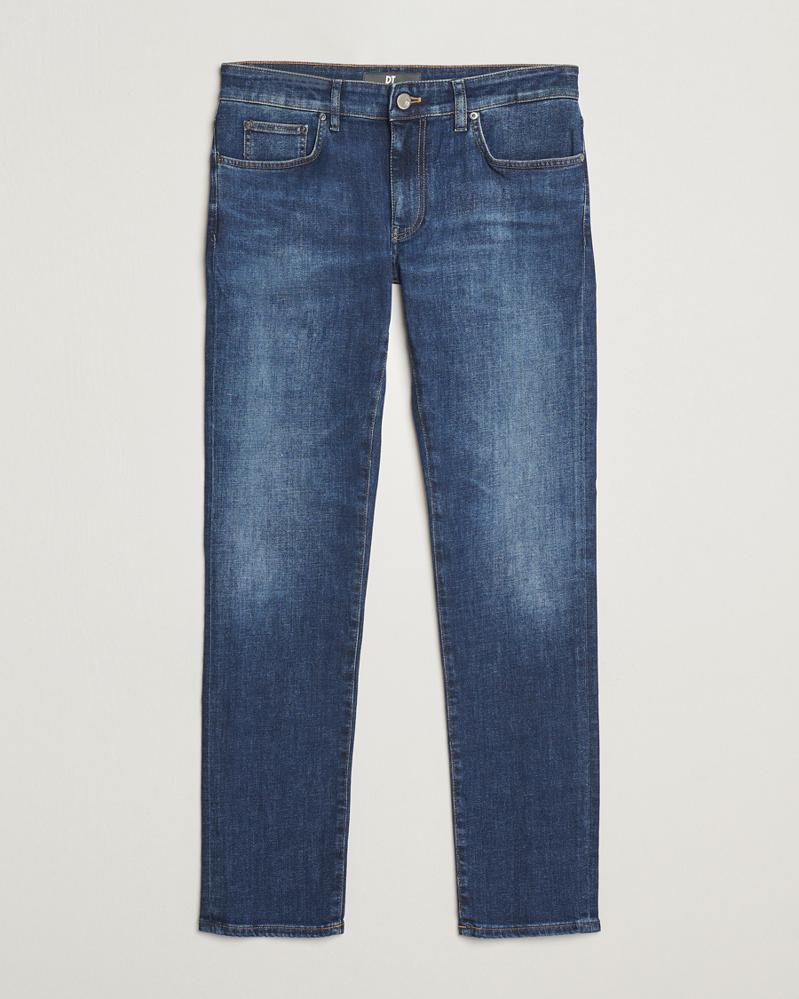 Herr | Jeans | PT01 | Slim Fit Stretch Jeans Dark Blue Wash