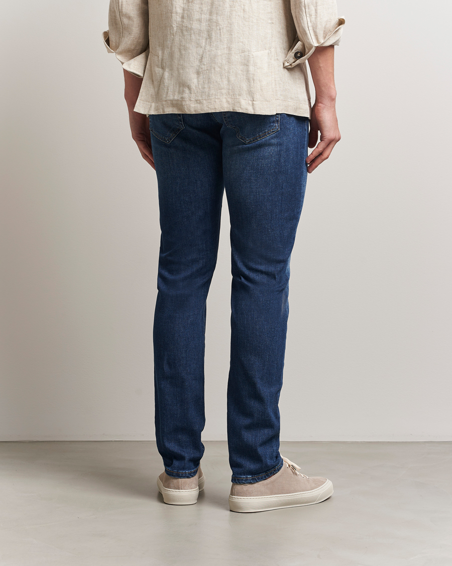 Herr | Jeans | PT01 | Slim Fit Stretch Jeans Dark Blue Wash
