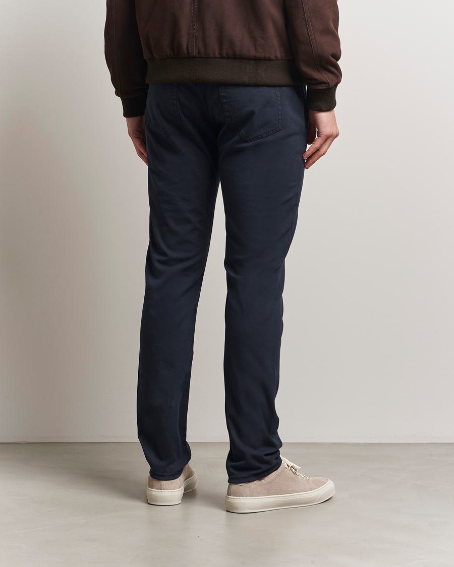 Herr | Byxor | PT01 | Slim Fit 5-Pocket Pants Navy
