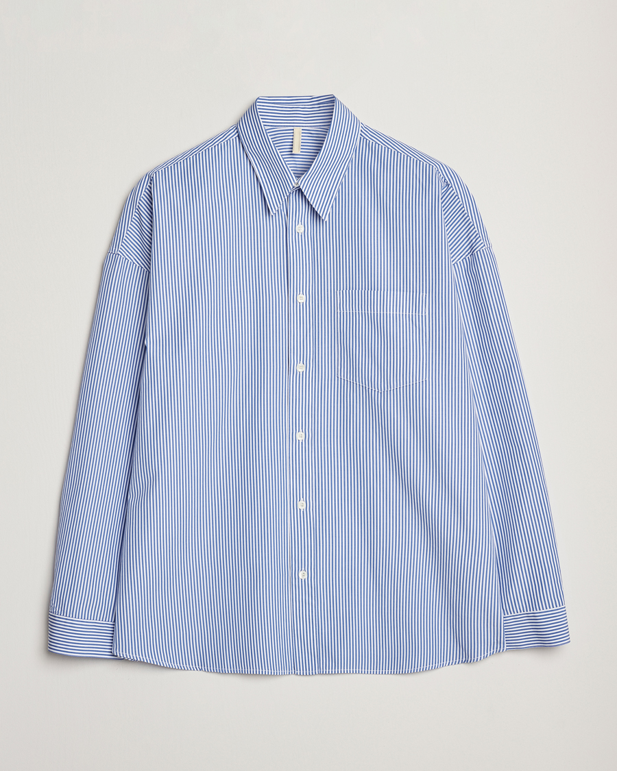 Herr | Skjortor | Sunflower | Stable Shirt Blue Stripe