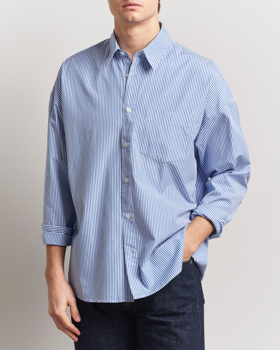 Herr | Skjortor | Sunflower | Stable Shirt Blue Stripe