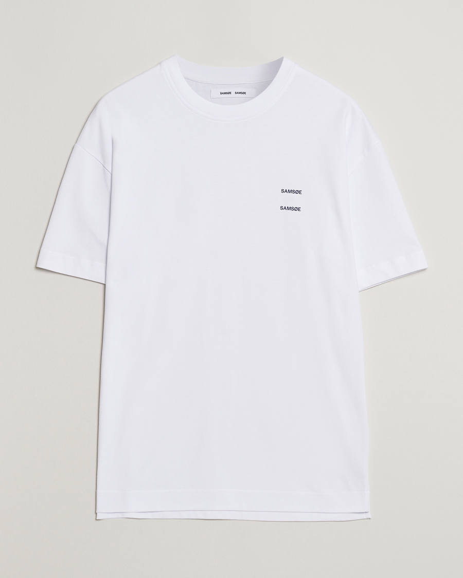 Herr | T-Shirts | Samsøe Samsøe | Joel Organic Cotton T-Shirt White