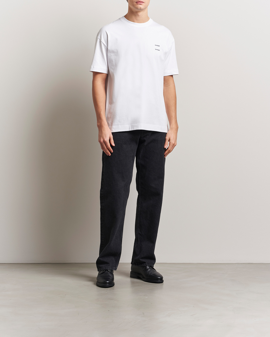 Herr | T-Shirts | Samsøe Samsøe | Joel Organic Cotton T-Shirt White