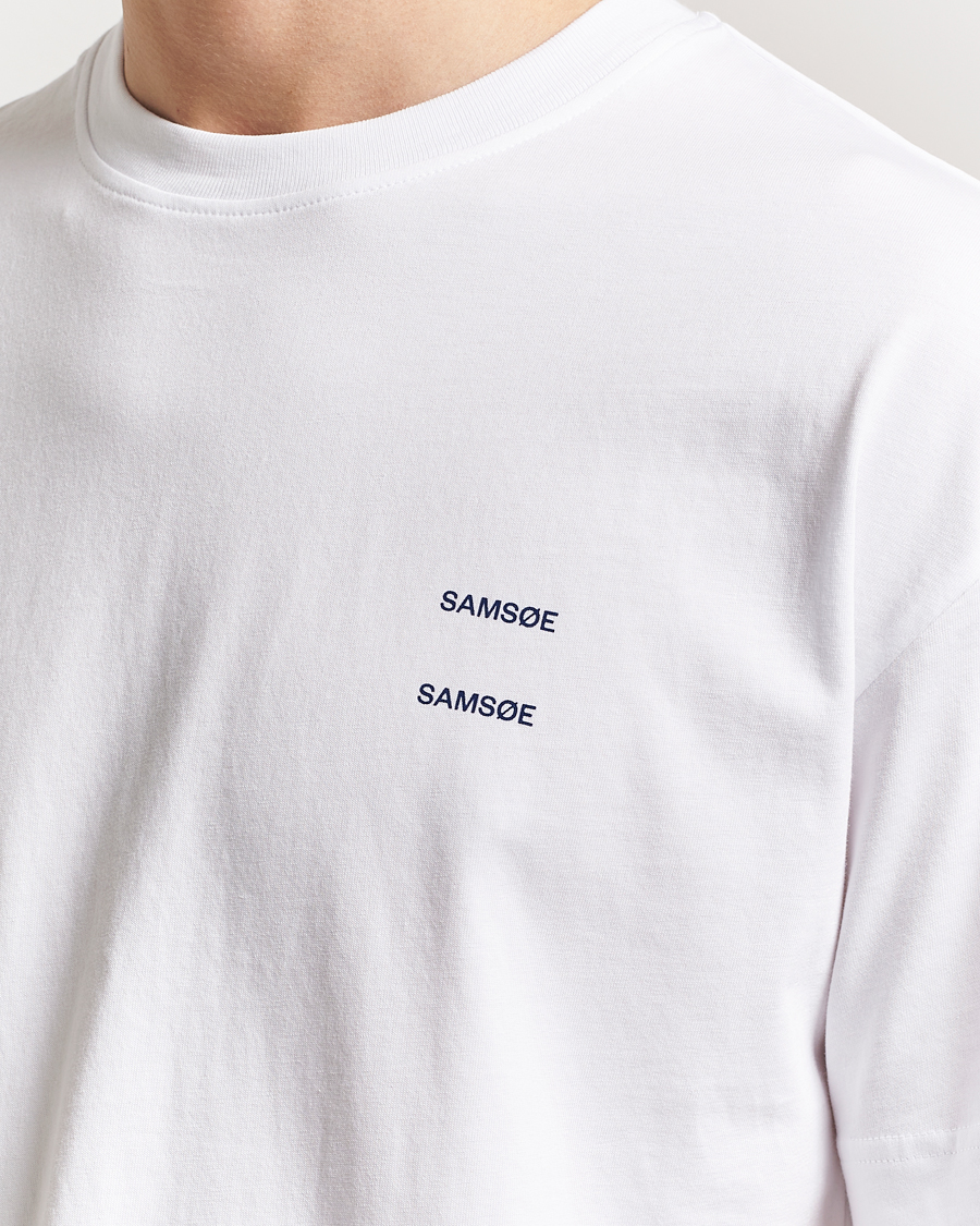 Herr | T-Shirts | Samsøe Samsøe | Joel Organic Cotton T-Shirt White