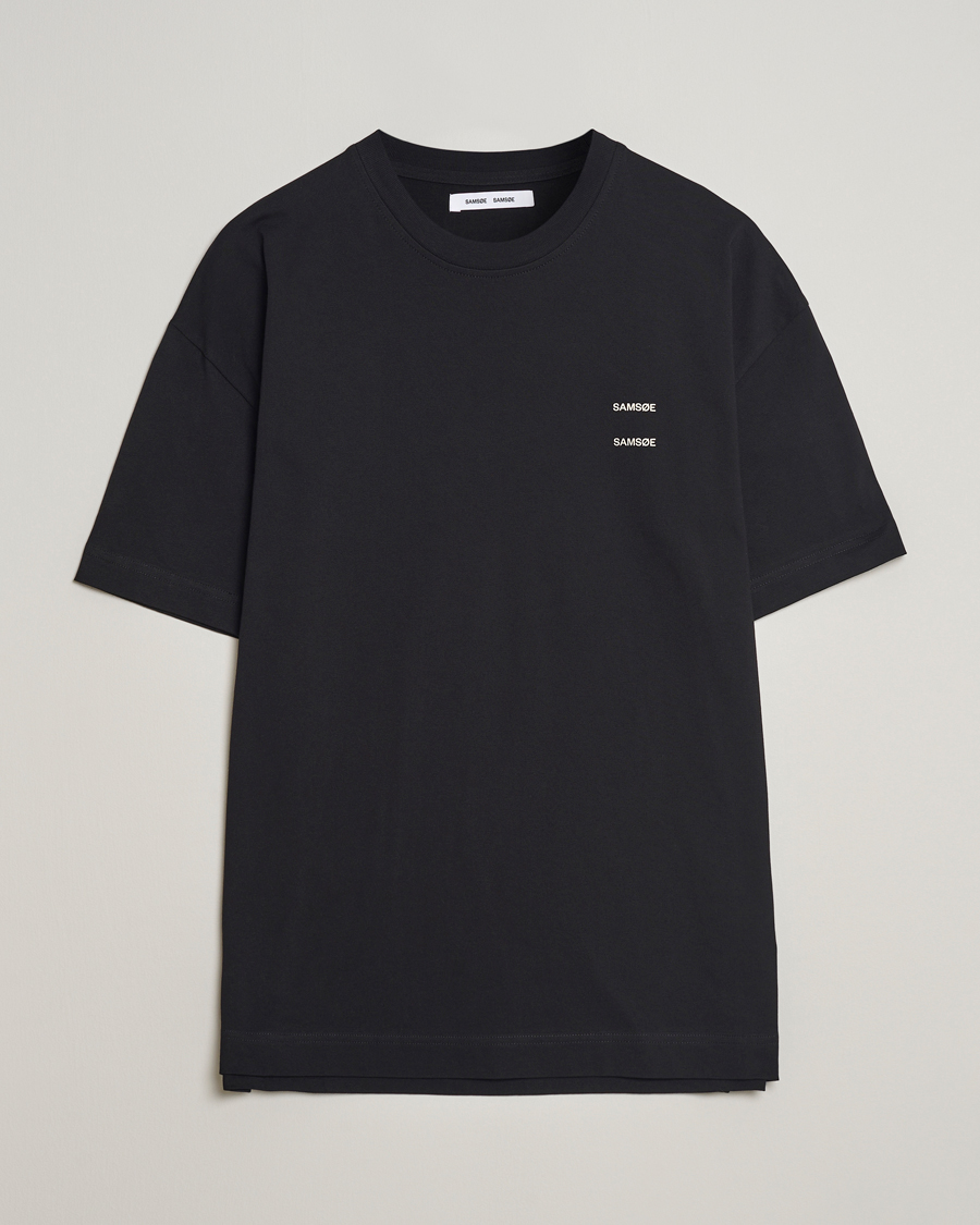Herr | T-Shirts | Samsøe Samsøe | Joel Organic Cotton T-Shirt Black