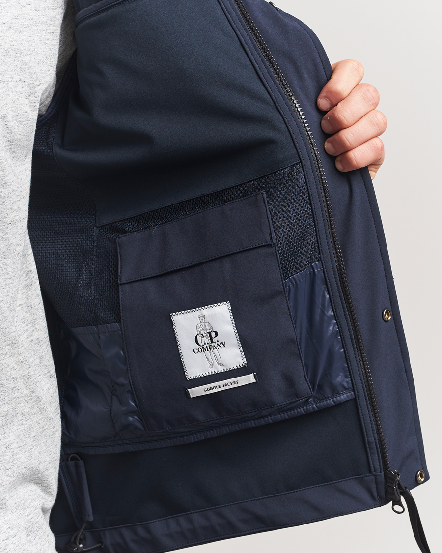 Herr | Jackor | C.P. Company | Shell-R Goggle Hood Jacket Navy