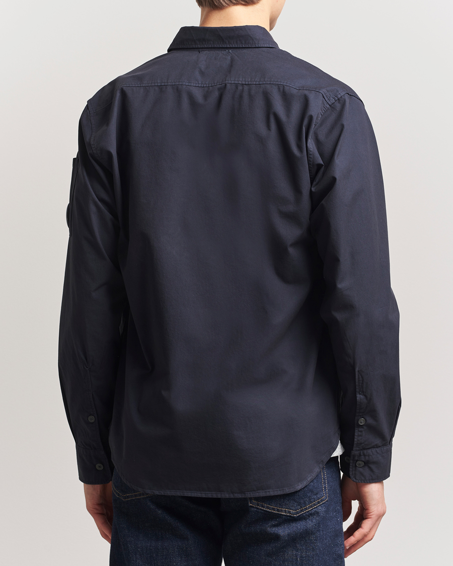 Herr | Skjortor | C.P. Company | Organic Gabardine Pocket Shirt Navy