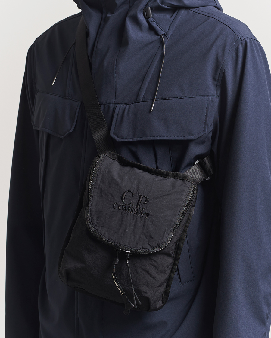 Herr | C.P. Company Plain Paper Touch Accessorie Bag Black | C.P. Company | Plain Paper Touch Accessorie Bag Black