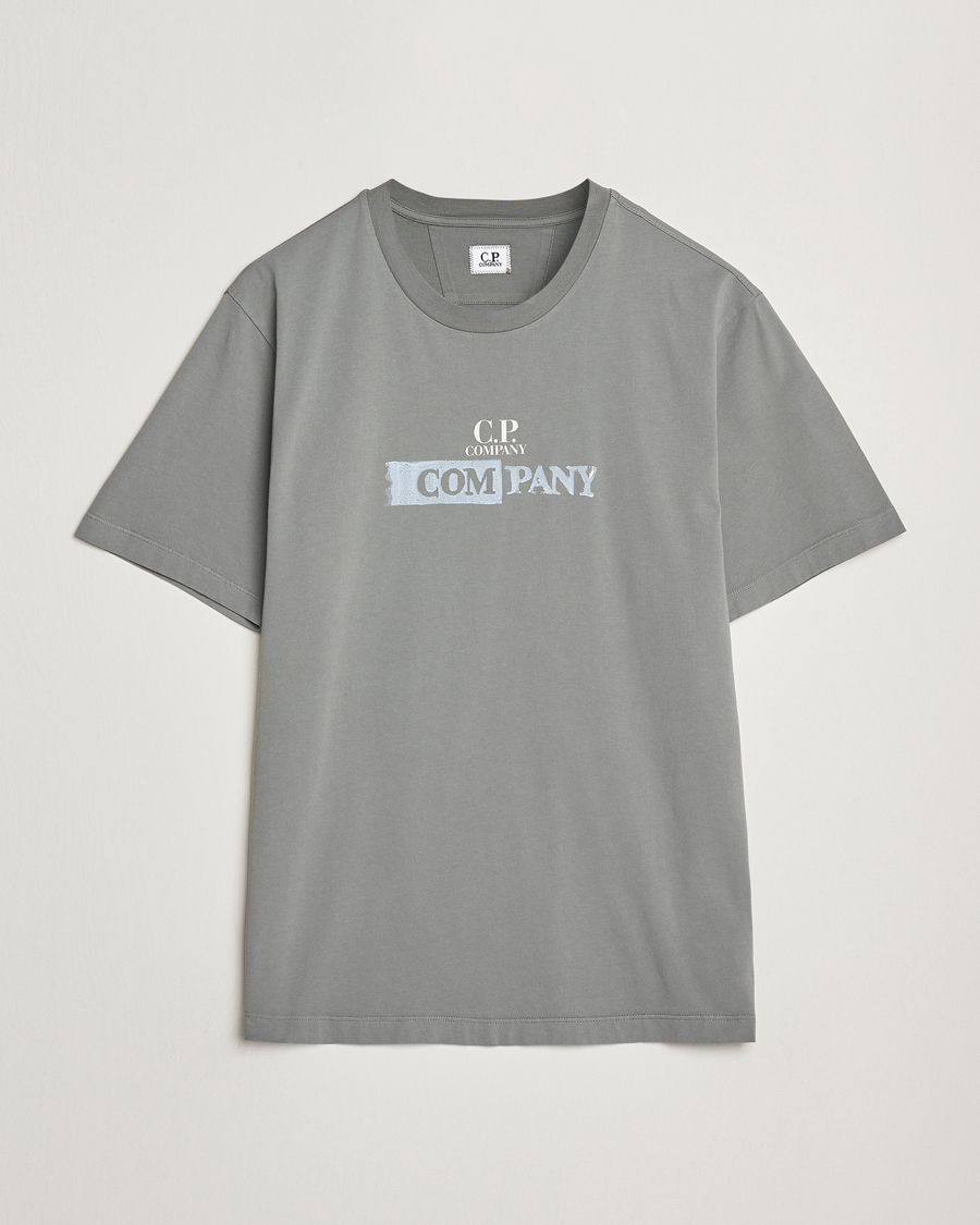 Herr | T-Shirts | C.P. Company | Back Print Short Sleeve T-Shirt Grey