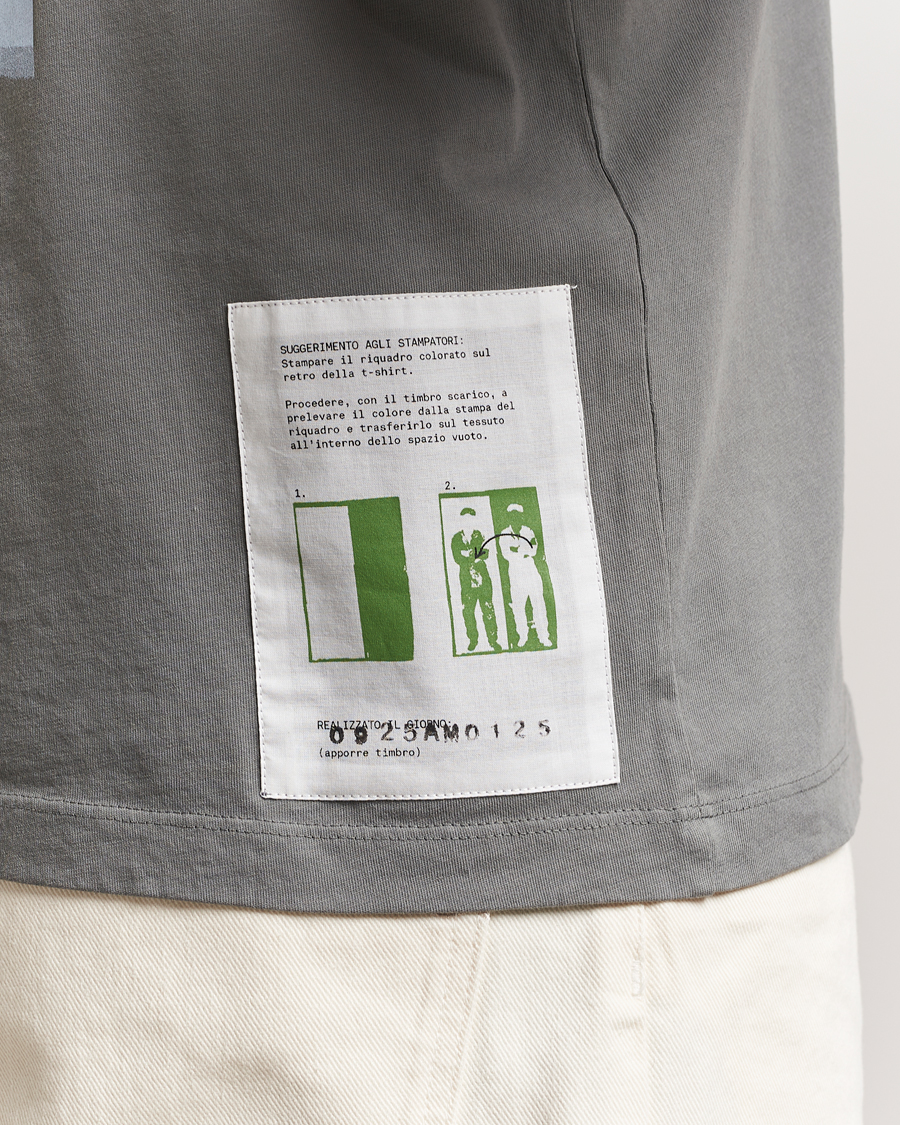Herr | T-Shirts | C.P. Company | Back Print Short Sleeve T-Shirt Grey