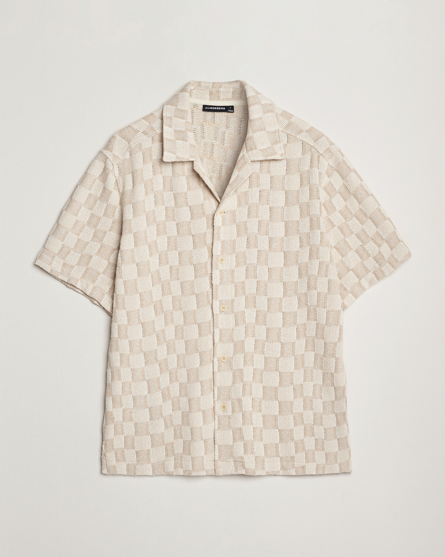 Herr | Skjortor | J.Lindeberg | Torpa Resort Jersey Shirt Moonbeam