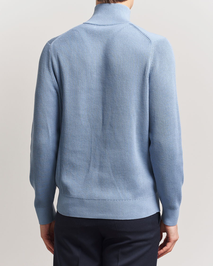 Herr | Tröjor | J.Lindeberg | Alex Knitted Half-Zip Rainwashed