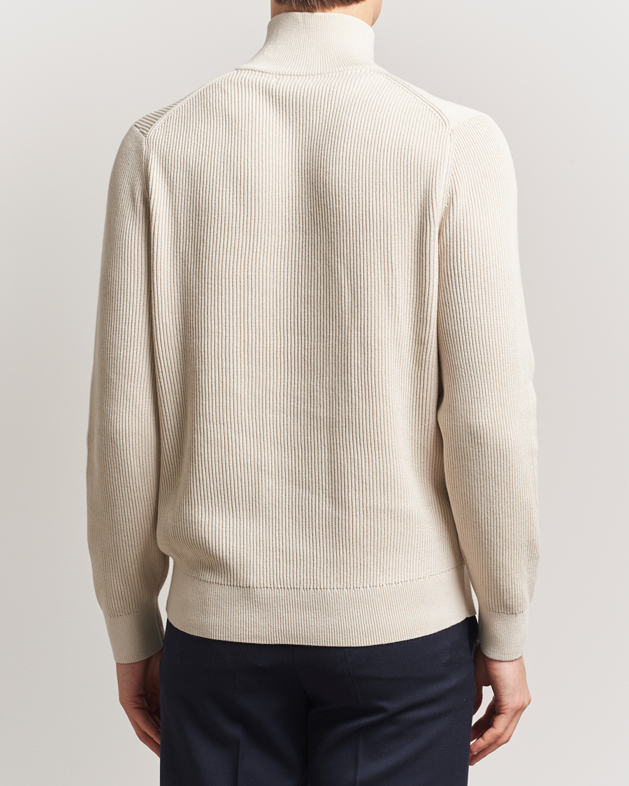 Herr | Tröjor | J.Lindeberg | Alex Knitted Half-Zip Moonbeam
