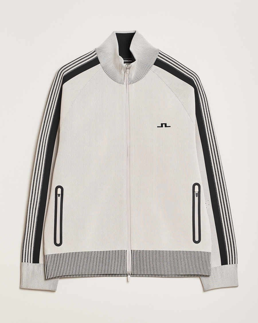 Herr | Jackor | J.Lindeberg | Max Tech Knit Track Jacket Moonbeam