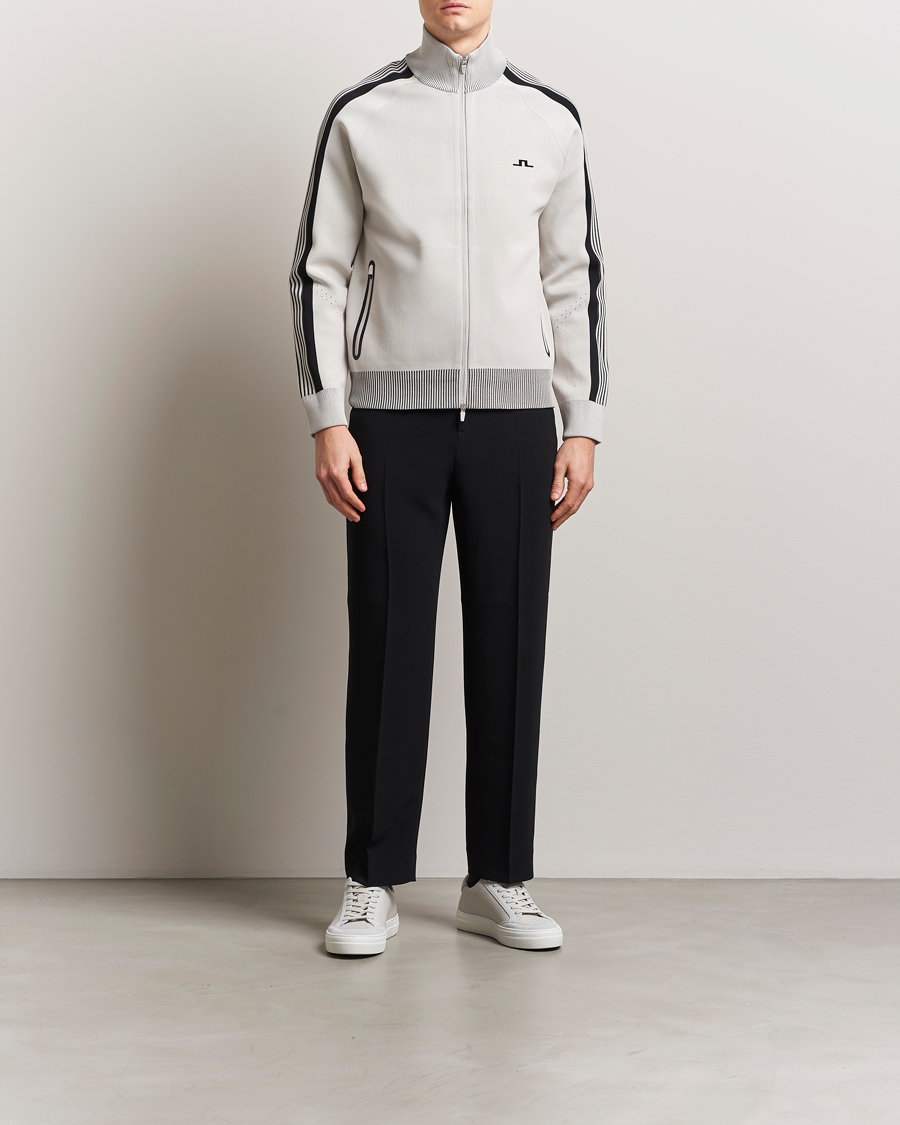 Herr | Jackor | J.Lindeberg | Max Tech Knit Track Jacket Moonbeam