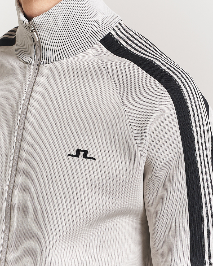 Herr | Jackor | J.Lindeberg | Max Tech Knit Track Jacket Moonbeam