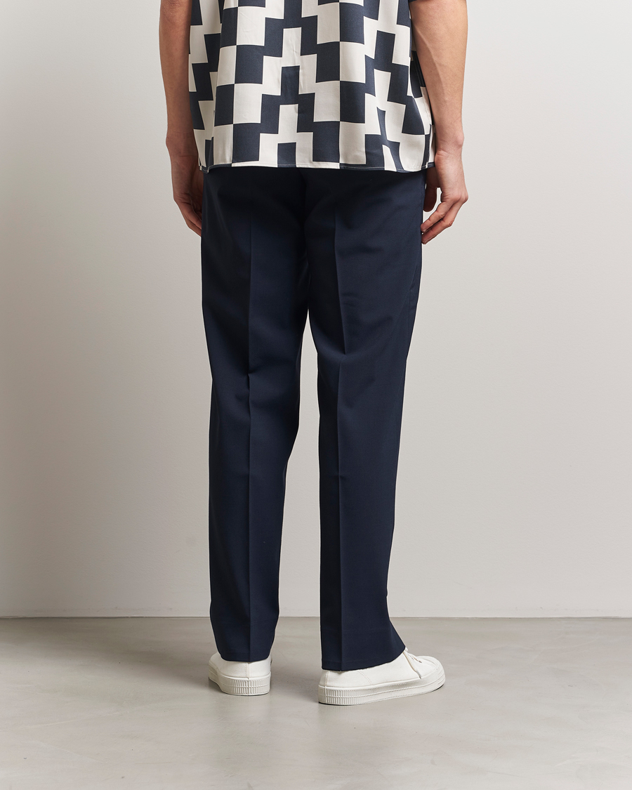 Herr | Byxor | J.Lindeberg | Gabi Drape Wool Pants Navy