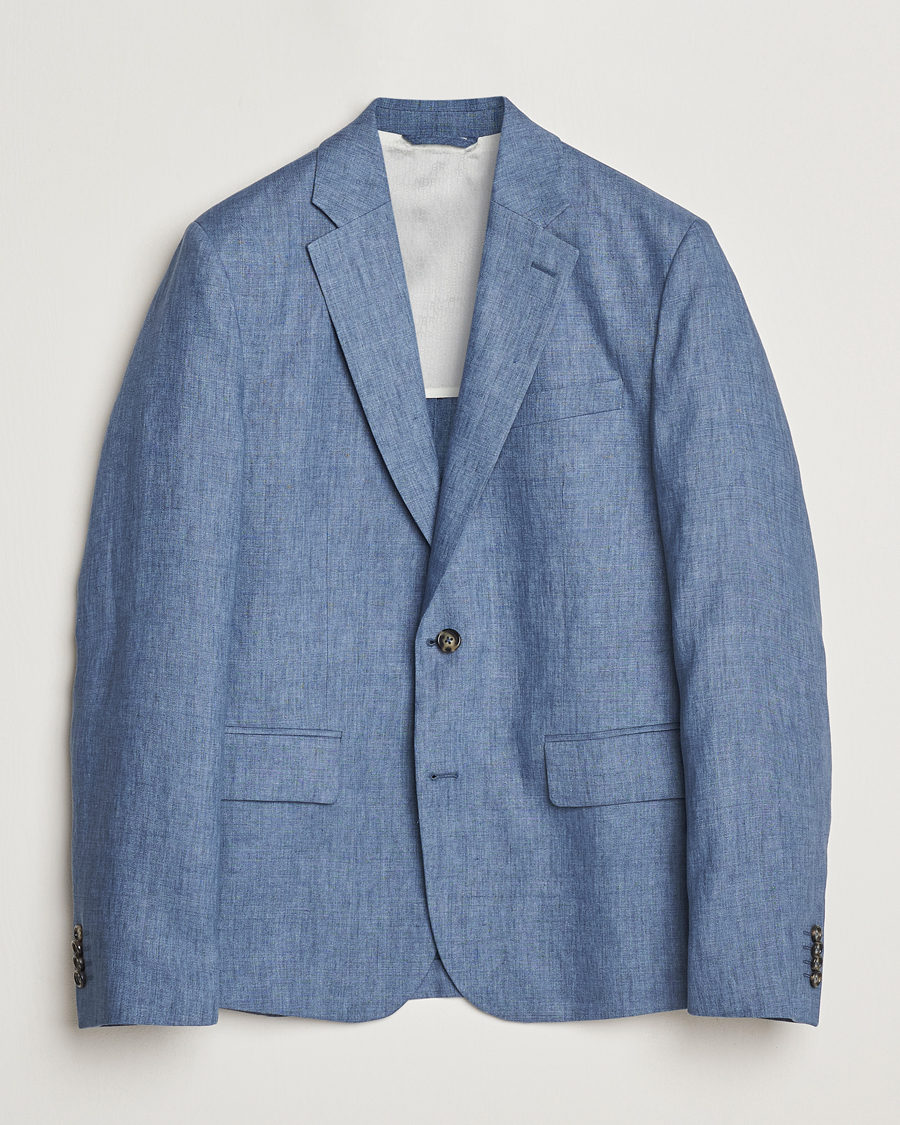 Herr | Kavajer | J.Lindeberg | Elton Unlined Super Linen Blazer Rainwashed