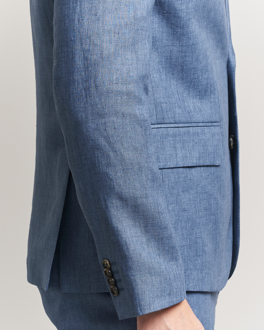Herr | Kavajer | J.Lindeberg | Elton Unlined Super Linen Blazer Rainwashed