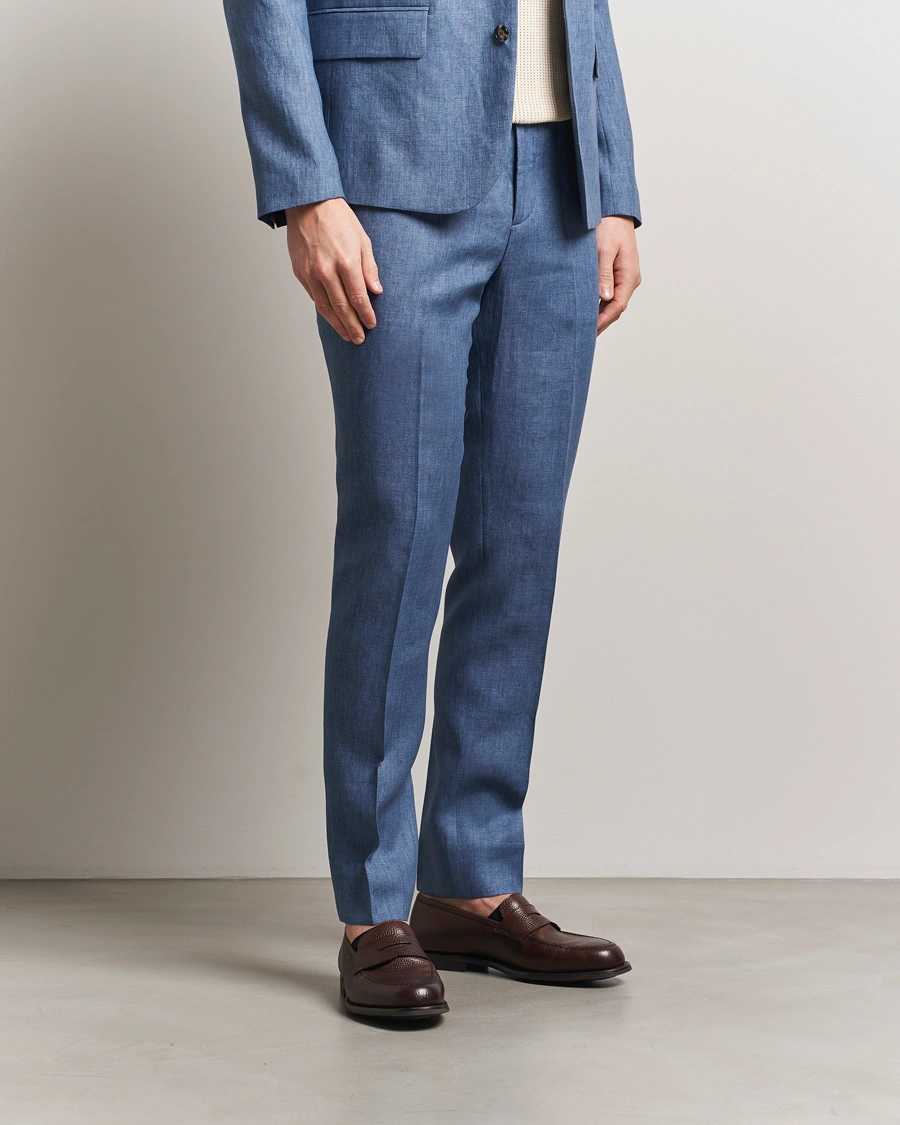 Herr | Byxor | J.Lindeberg | Grant Super Linen Pants Rainwashed