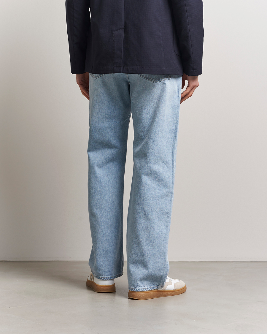 Herr | Jeans | J.Lindeberg | Cart Super Stone Wide Jeans Light Blue