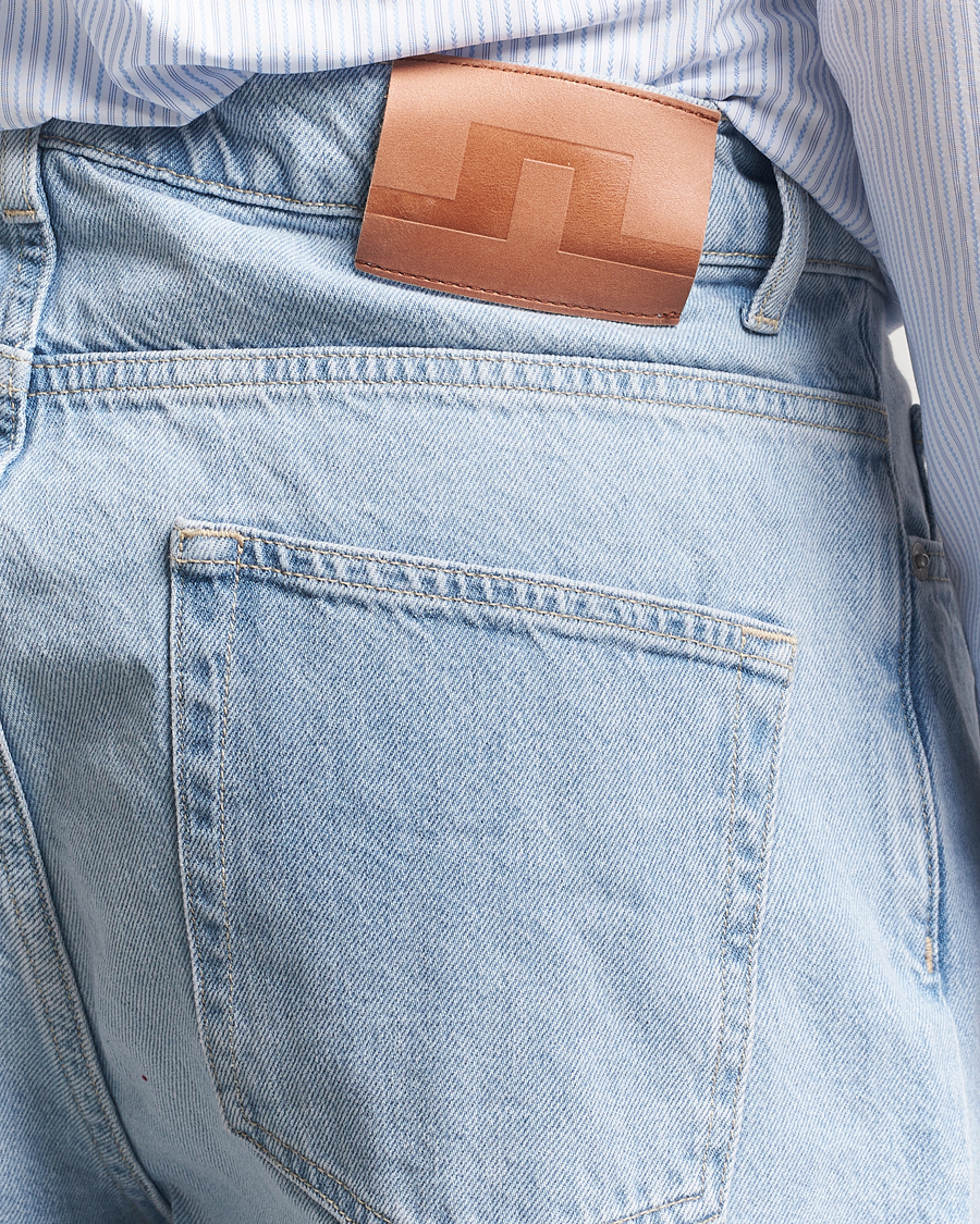 Herr | Jeans | J.Lindeberg | Cart Super Stone Wide Jeans Light Blue