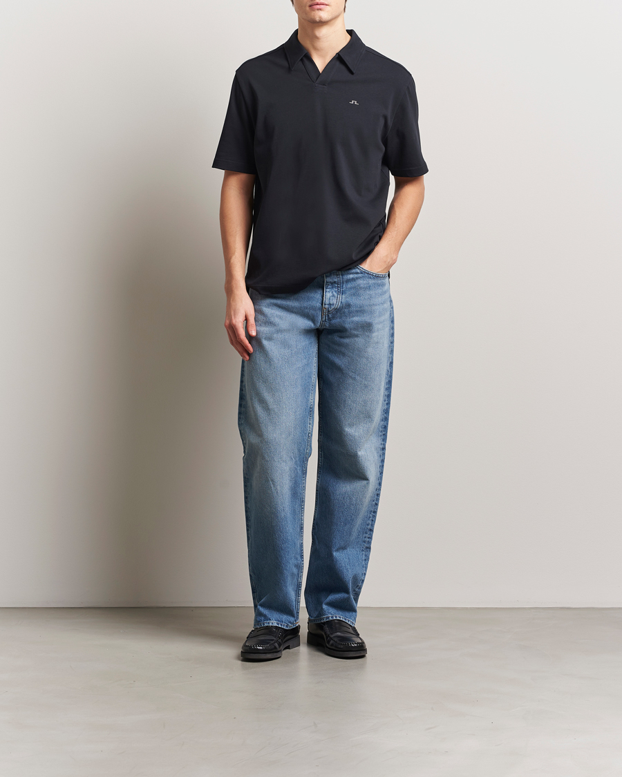 Herr | Pikéer | J.Lindeberg | Roy Relaxed Polo Pique Black