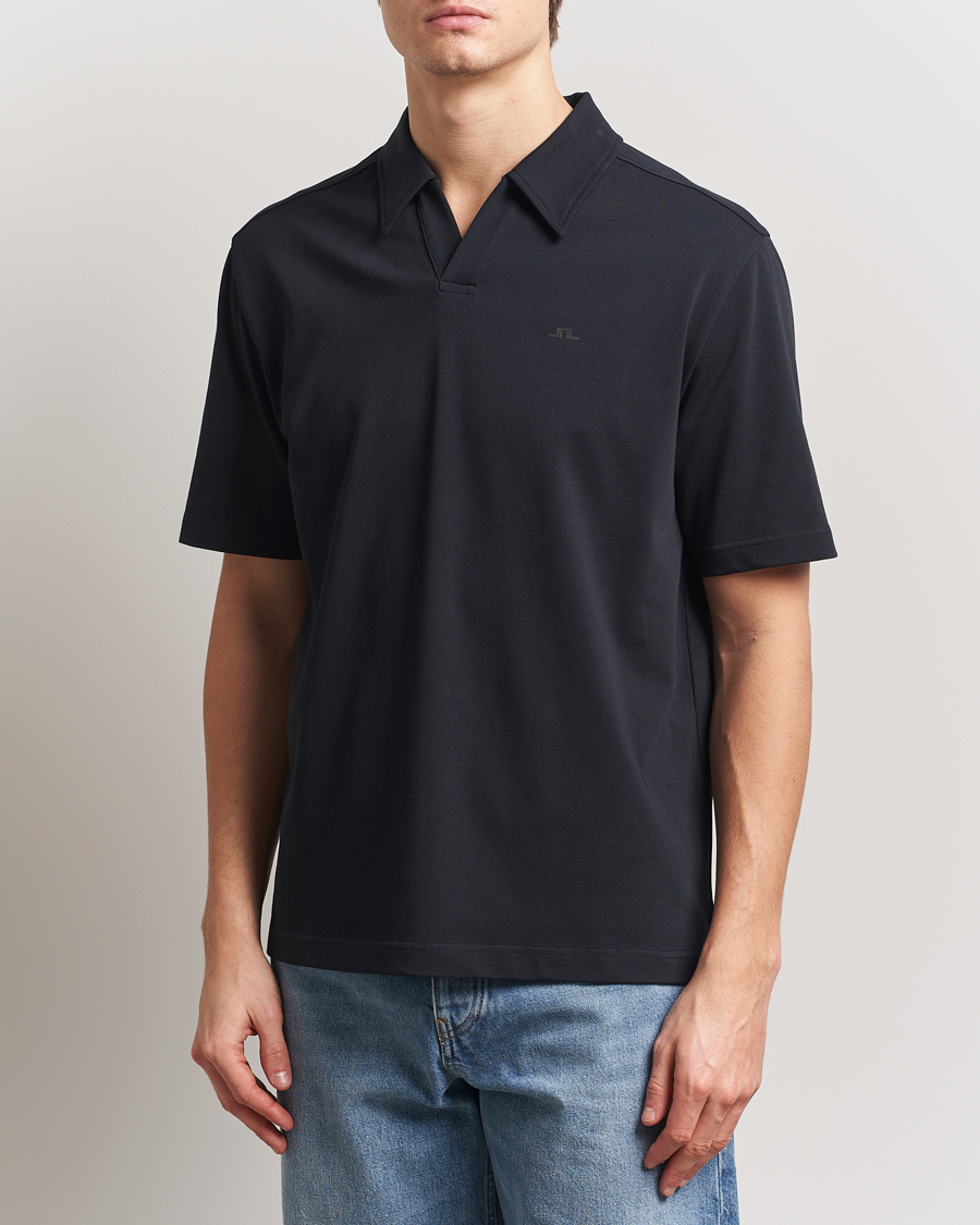 Herr | Pikéer | J.Lindeberg | Roy Relaxed Polo Pique Black
