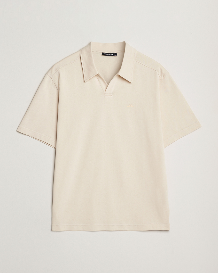 Herr | Pikéer | J.Lindeberg | Roy Relaxed Polo Pique Moonbeam